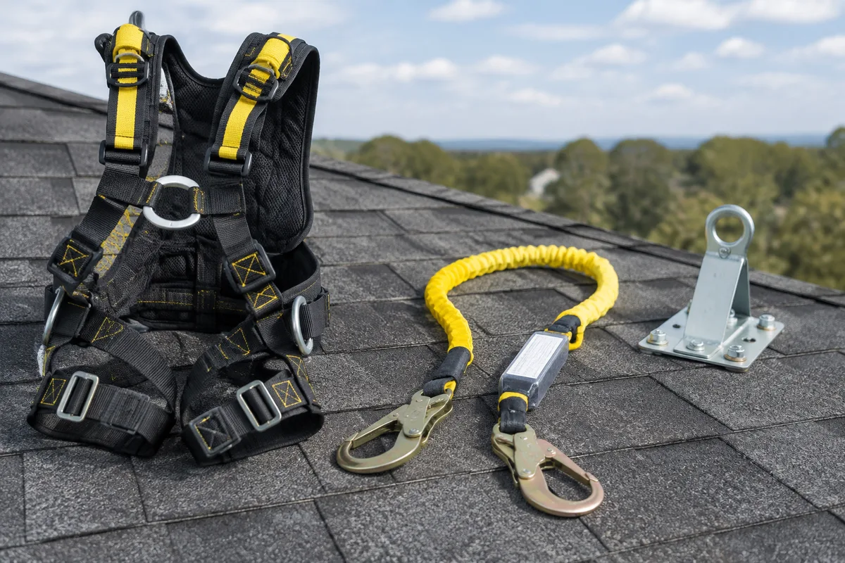 Full-Body Harnesses, Lanyards & Roof Anchors