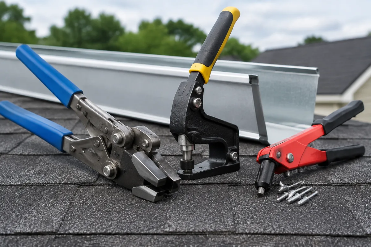 Gutter Crimpers, Outlet Punches & Rivet Guns