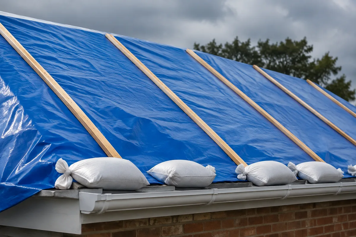 Heavy-Duty Tarps, Battens & Sandbags