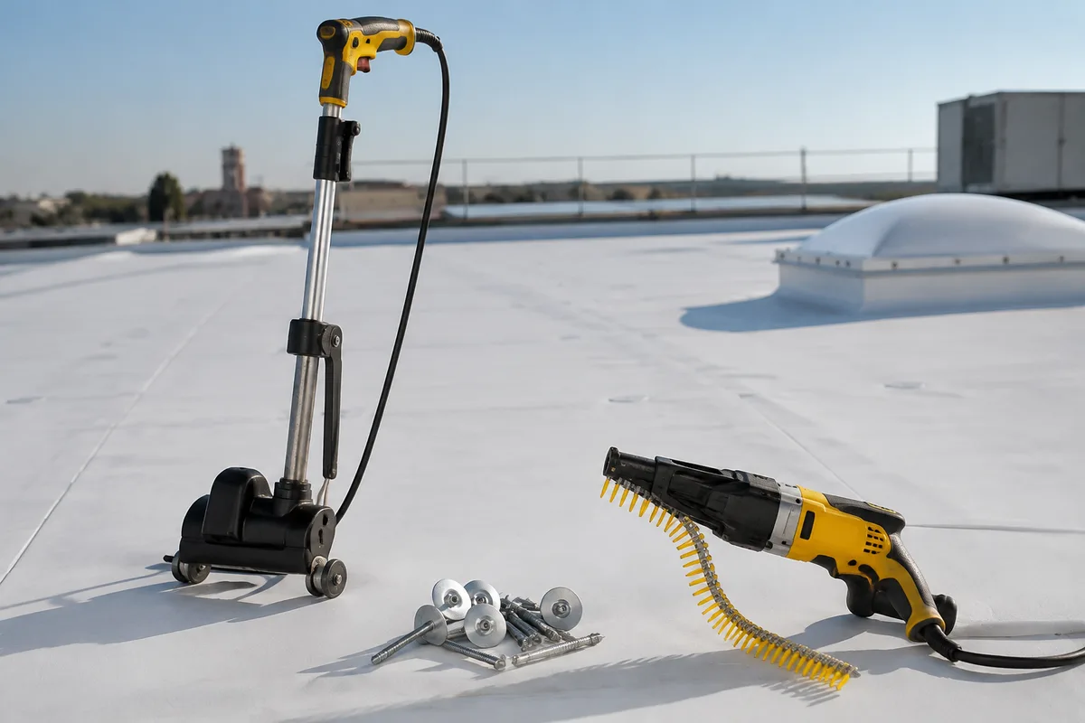 Membrane Fastening Tools & Stand-Up Screw Guns